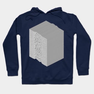 3D Unknown Pleasures Inspired Graphic Design Artwork Hoodie